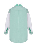 FORTE DEI MARMI COUTURE - Ризи - Bandana Patch Green Shirt - Love|Labels
