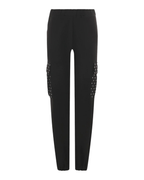 FORTE DEI MARMI COUTURE - Панталони - Black Cargo Strass Pants - Love|Labels