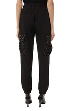 FORTE DEI MARMI COUTURE - Панталони - Black Cargo Strass Pants - Love|Labels