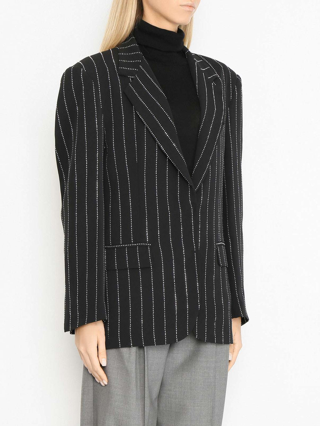 FORTE DEI MARMI COUTURE - Сака - Black Crystal Blazer - Love|Labels