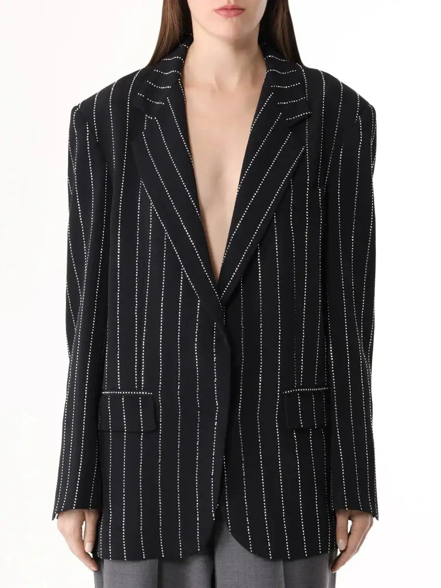 FORTE DEI MARMI COUTURE - Сака - Black Crystal Blazer - Love|Labels