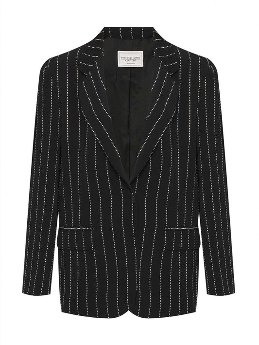 FORTE DEI MARMI COUTURE - Сака - Black Crystal Blazer - Love|Labels