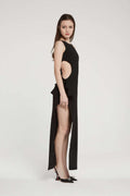 FORTE DEI MARMI COUTURE - Рокли - Black Cut Out Bow Dress - Love|Labels