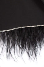 FORTE DEI MARMI COUTURE - Сака - Black Piume Blazer - Love|Labels