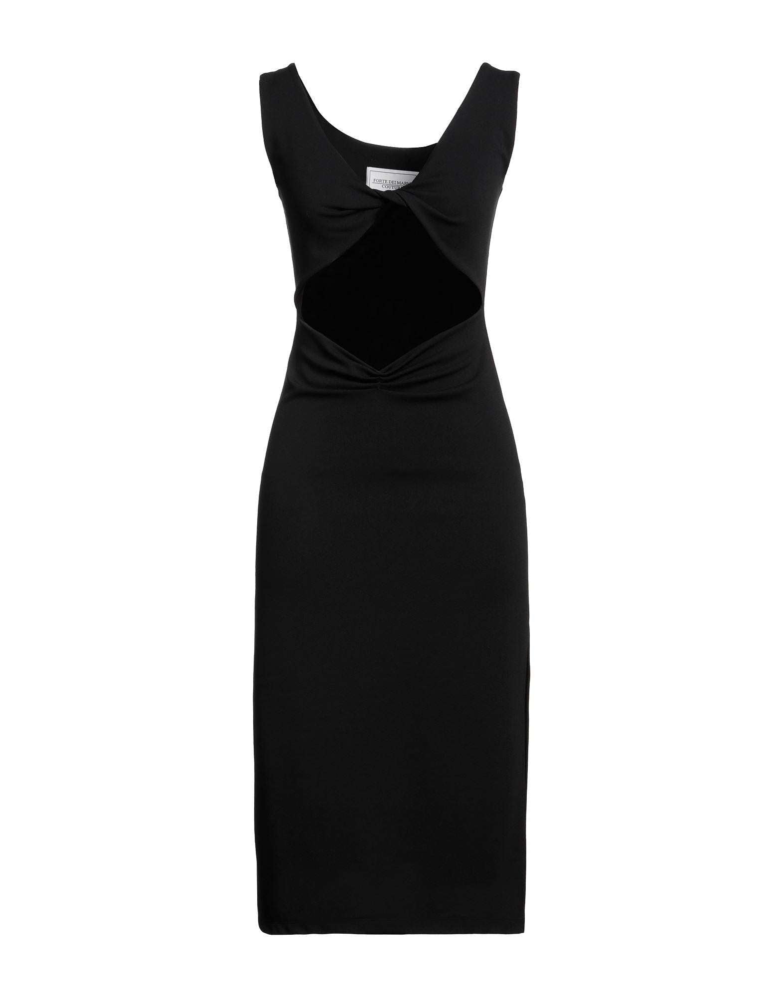 FORTE DEI MARMI COUTURE - Рокли - Black Two Face Dress - Love|Labels