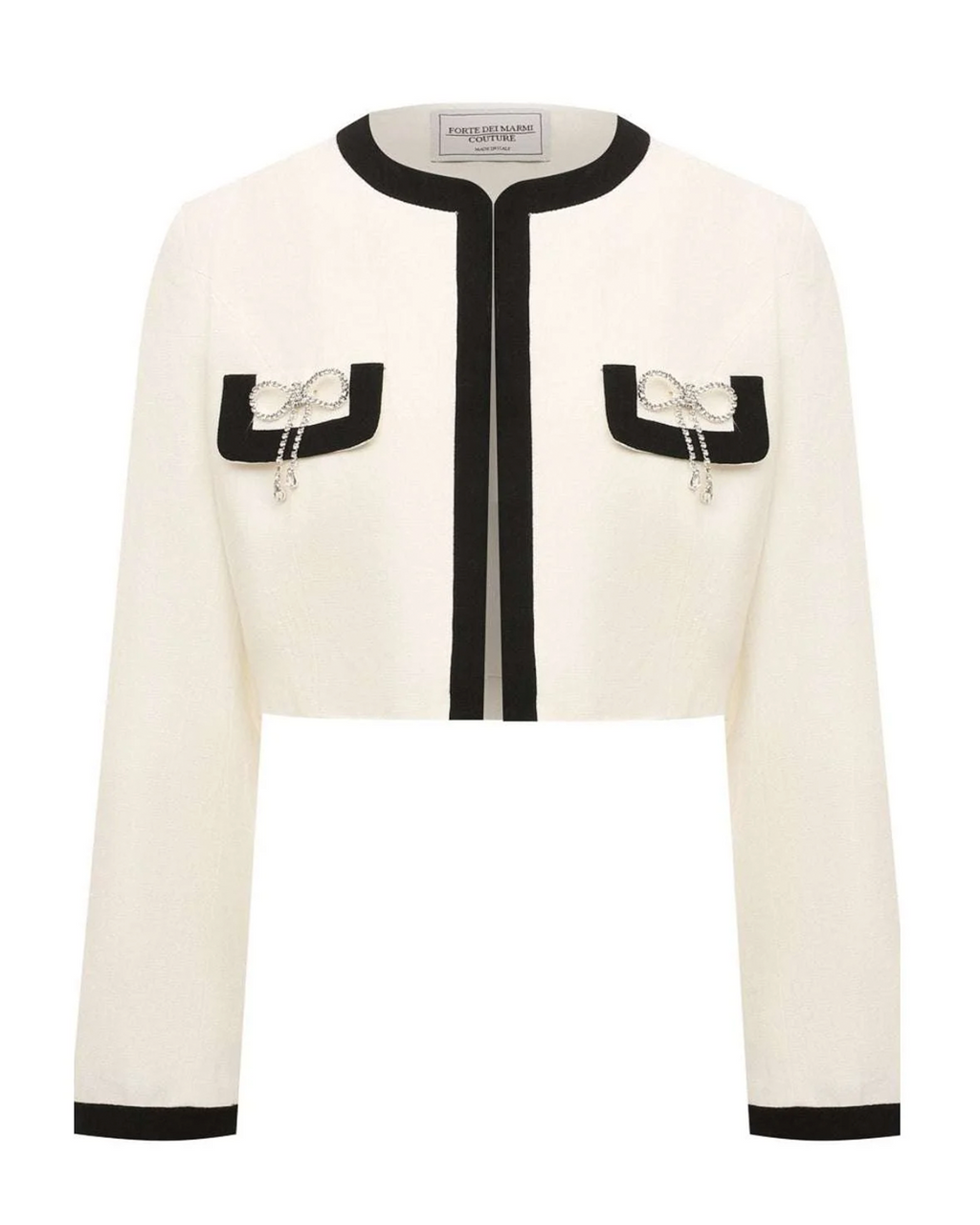 Black&White Linen Jacket