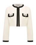 Black&White Linen Jacket