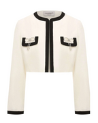 Black&White Linen Jacket
