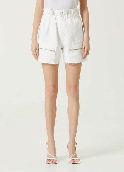 FORTE DEI MARMI COUTURE - Шорти - Cargo White Shorts - Love|Labels