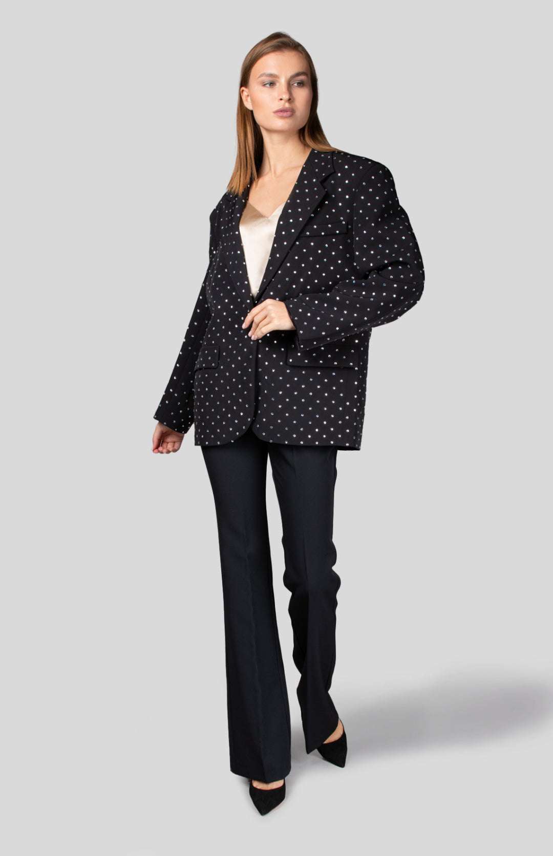 FORTE DEI MARMI COUTURE - Сака - Crystals Black Blazer - Love|Labels