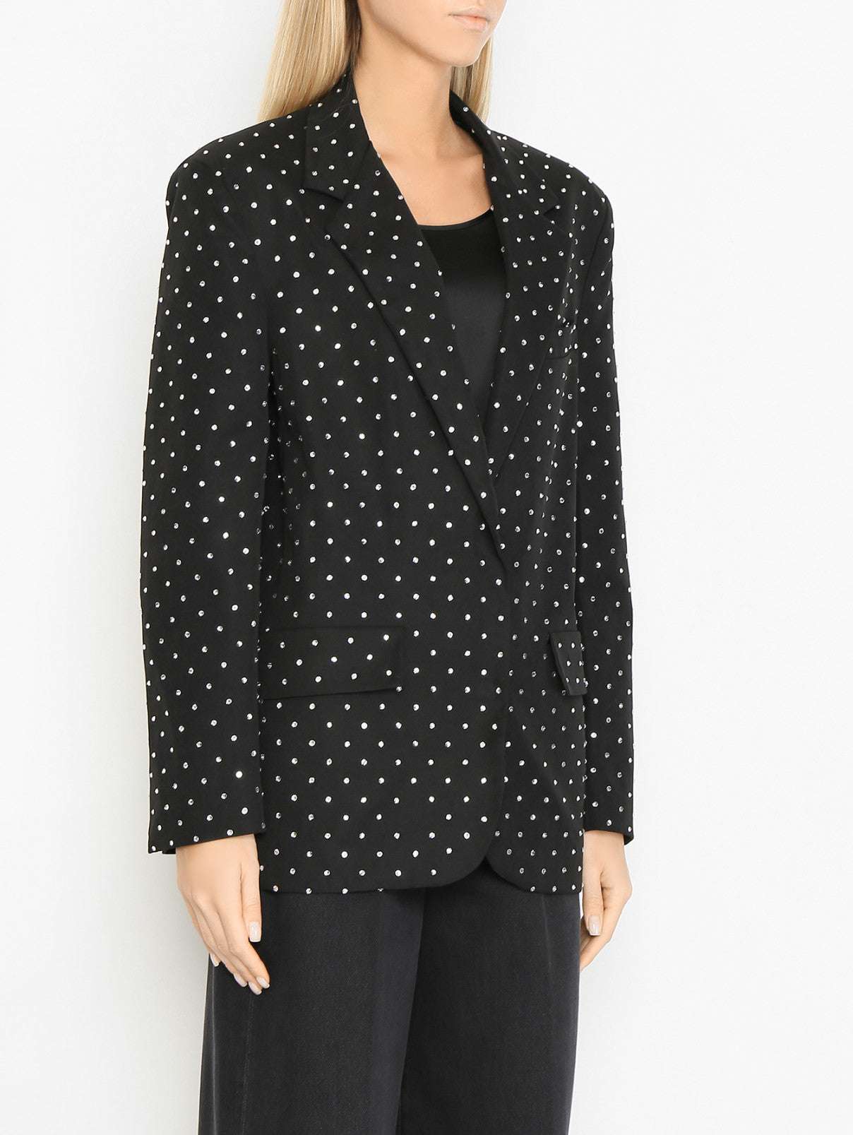 FORTE DEI MARMI COUTURE - Сака - Crystals Black Blazer - Love|Labels