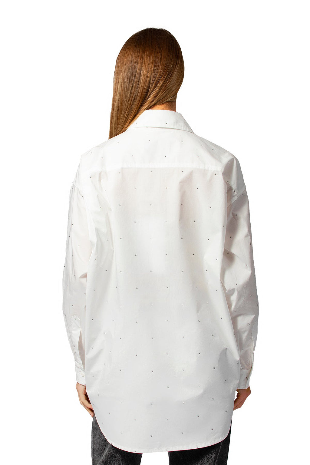 FORTE DEI MARMI COUTURE - Ризи - Crystals White Shirt - Love|Labels