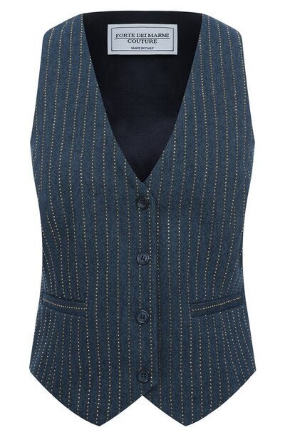 FORTE DEI MARMI COUTURE - Сака - Dark Blue Vest - Love|Labels