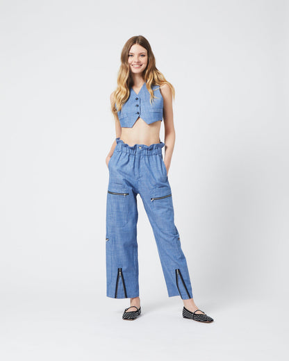 FORTE DEI MARMI COUTURE - Панталони - Denim Cargo Pants - Love|Labels