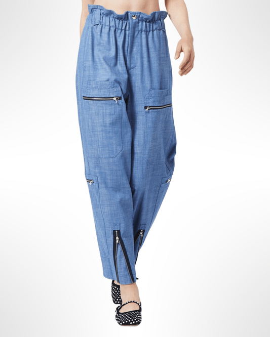 FORTE DEI MARMI COUTURE - Панталони - Denim Cargo Pants - Love|Labels