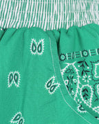 FORTE DEI MARMI COUTURE - Шорти - Green Bicolor Bandana Shorts - Love|Labels