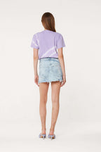 FORTE DEI MARMI COUTURE - Поли - Mini Denim Skirt - Love|Labels