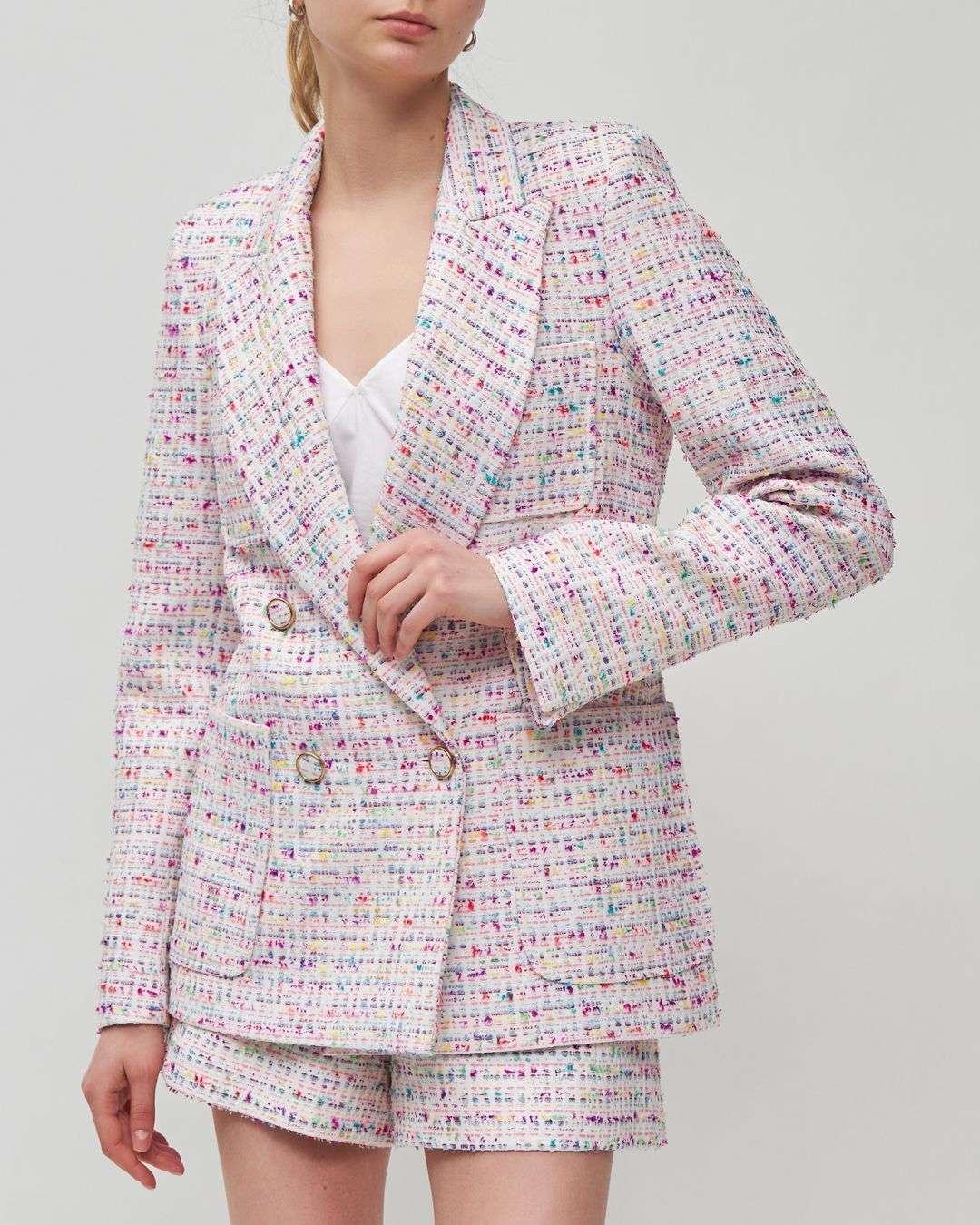 FORTE DEI MARMI COUTURE - Сака - Multicolor Bouclé Jacket - Love|Labels
