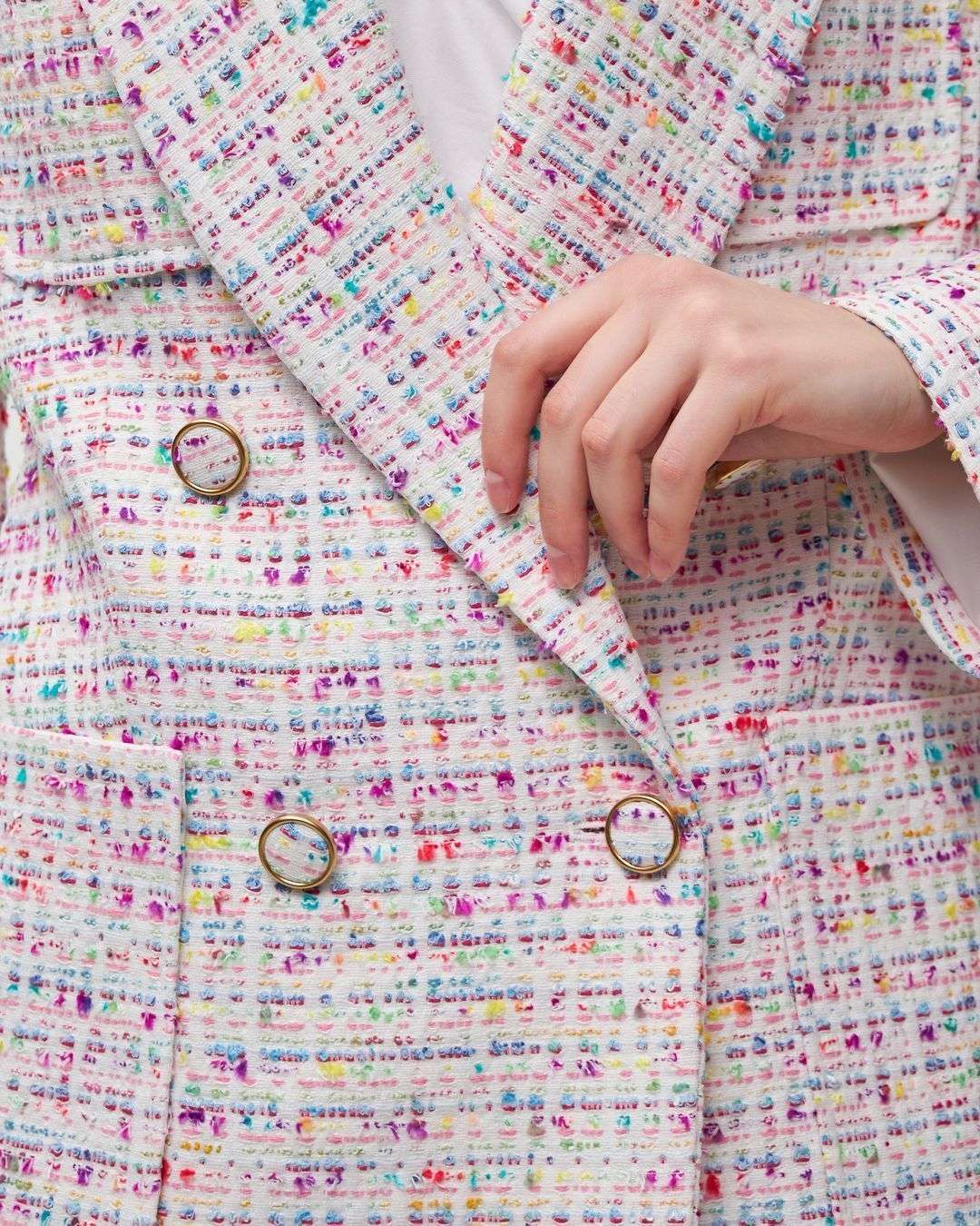 FORTE DEI MARMI COUTURE - Сака - Multicolor Bouclé Jacket - Love|Labels