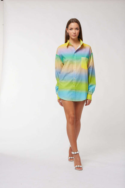 FORTE DEI MARMI COUTURE - Ризи - Multicolor Tone Shirt - Love|Labels