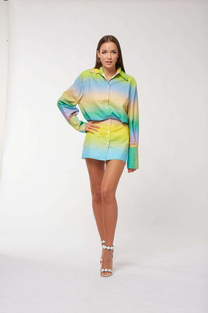 FORTE DEI MARMI COUTURE - Ризи - Multicolor Tone Shirt - Love|Labels