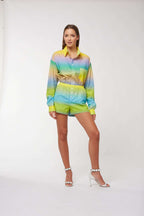 FORTE DEI MARMI COUTURE - Ризи - Multicolor Tone Shirt - Love|Labels
