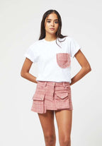 FORTE DEI MARMI COUTURE - Поли - Pink Bouclé Skirt - Love|Labels