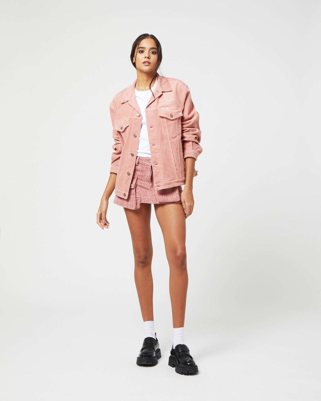 FORTE DEI MARMI COUTURE - Поли - Pink Bouclé Skirt - Love|Labels