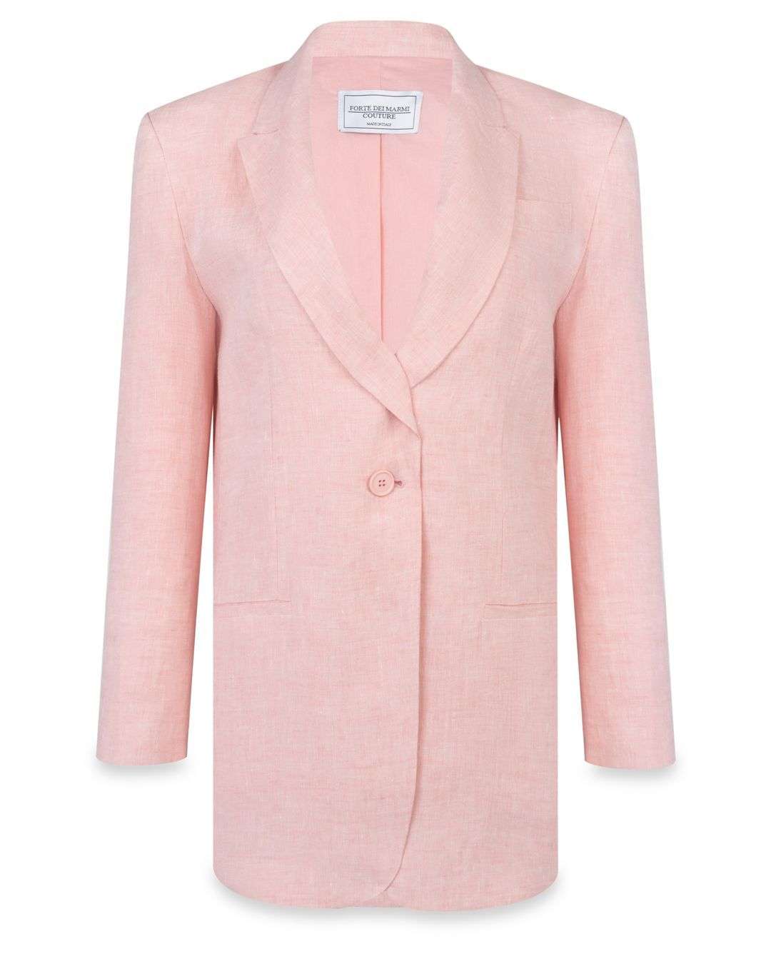 FORTE DEI MARMI COUTURE - Сака - Pink Linen Blazer - Love|Labels