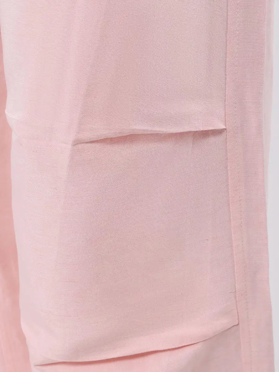 FORTE DEI MARMI COUTURE - Панталони - Pink Linen Pants - Love|Labels