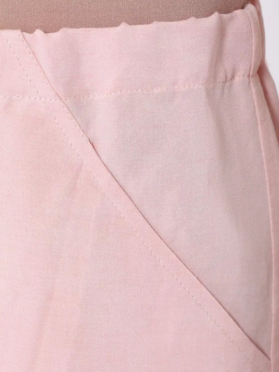 FORTE DEI MARMI COUTURE - Панталони - Pink Linen Pants - Love|Labels