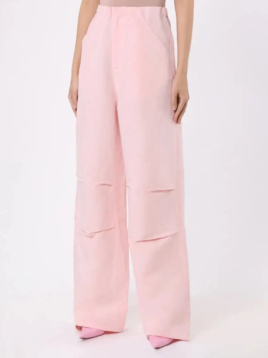 FORTE DEI MARMI COUTURE - Панталони - Pink Linen Pants - Love|Labels