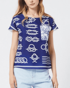 FORTE DEI MARMI COUTURE - Тениски - Pocket Print Linen T-Shirt - Love|Labels