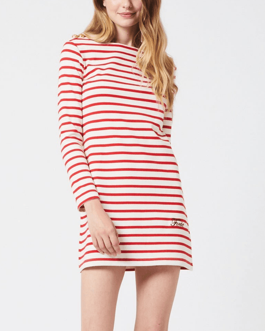 FORTE DEI MARMI COUTURE - Рокли - Red Striped Dress - Love|Labels