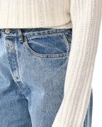 FORTE DEI MARMI COUTURE - Панталони - Rhinestones Logo Blue Jeans - Love|Labels