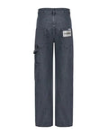 FORTE DEI MARMI COUTURE - Панталони - Rhinestones Logo Grey Jeans - Love|Labels