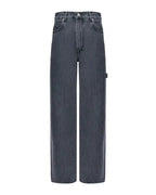 FORTE DEI MARMI COUTURE - Панталони - Rhinestones Logo Grey Jeans - Love|Labels
