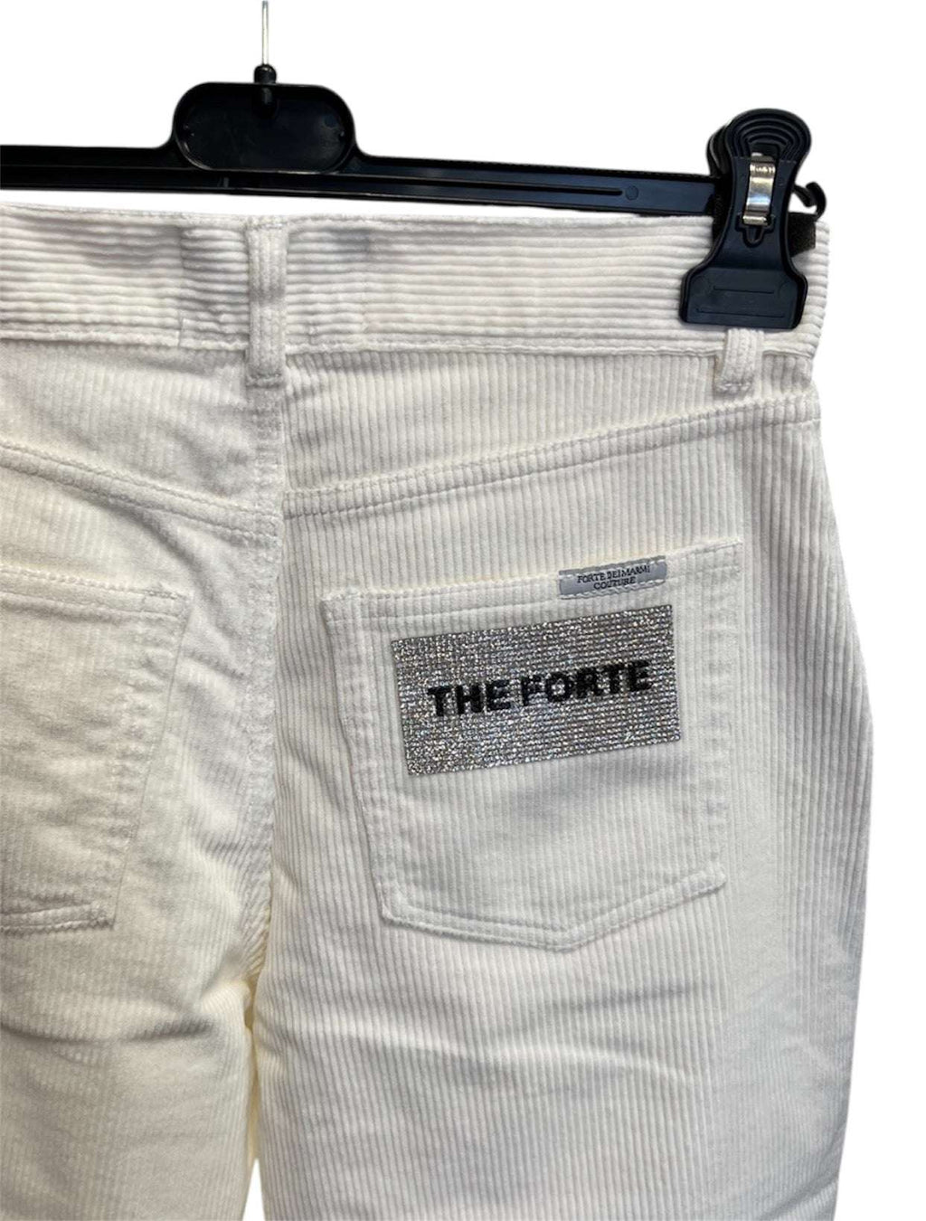 FORTE DEI MARMI COUTURE - Панталони - Rhinestones White Jeans - Love|Labels