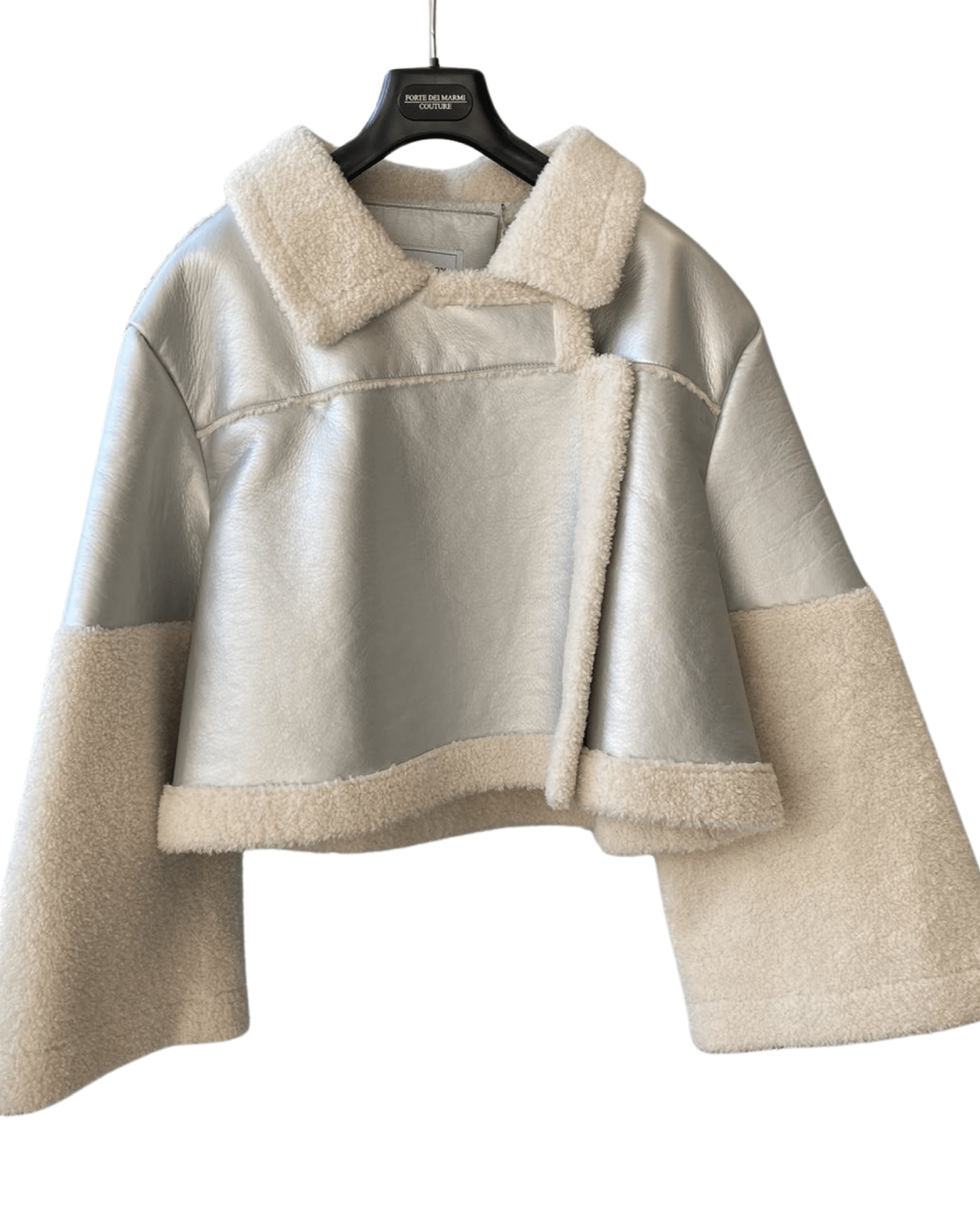 FORTE DEI MARMI COUTURE - Якета - Silver Crop Jacket - Love|Labels