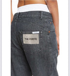 FORTE DEI MARMI COUTURE - Деним - Strass Logo Blk Jeans - Love|Labels