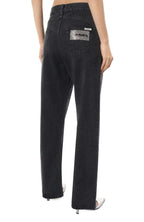 FORTE DEI MARMI COUTURE - Деним - Strass Logo Blk Jeans - Love|Labels
