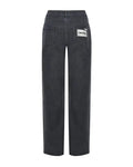 FORTE DEI MARMI COUTURE - Деним - Strass Logo Blk Jeans - Love|Labels