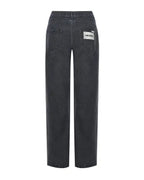 FORTE DEI MARMI COUTURE - Деним - Strass Logo Blk Jeans - Love|Labels