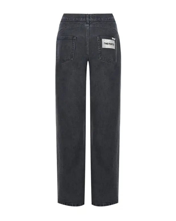 FORTE DEI MARMI COUTURE - Деним - Strass Logo Blk Jeans - Love|Labels