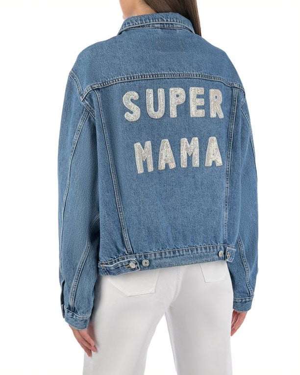 FORTE DEI MARMI COUTURE - Якета - SUPERMAMA Denim Jacket - Love|Labels