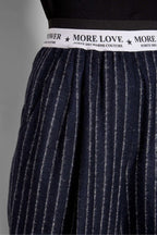 FORTE DEI MARMI COUTURE - Панталони - Waistband Logo Wool Pants - Love|Labels