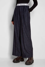 FORTE DEI MARMI COUTURE - Панталони - Waistband Logo Wool Pants - Love|Labels