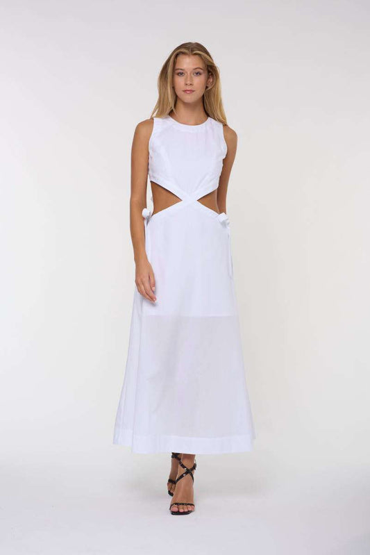 FORTE DEI MARMI COUTURE - Рокли - White Cut Out Dress - Love|Labels