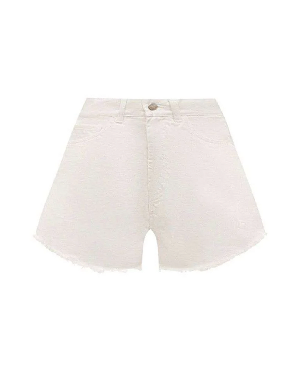 White Denim Pantagonna Shorts
