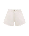 White Denim Pantagonna Shorts